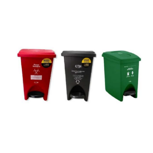 PAPELERA CON PEDAL 10 LITROS