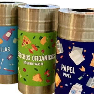 TACHO CILINDRICO METÁLICO 100 LITROS